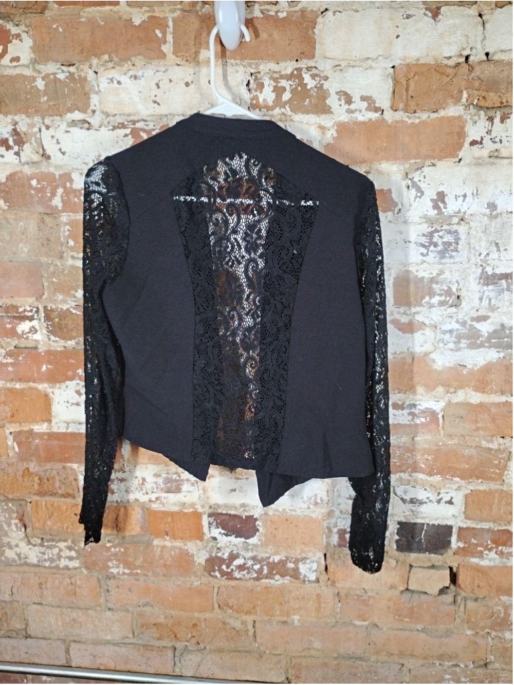 Candies- Y2K Black Lace Jacket woman's sz L - Picture 3 of 3